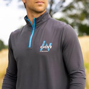 RSVLTS InGen '93 Retreat Quarter Zip in Gray — front view