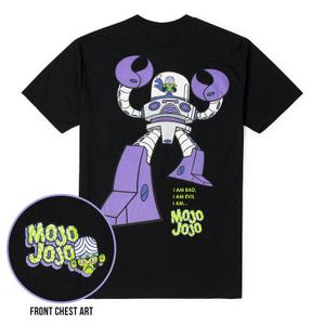 RSVLTS Mojo Jojo Crewneck Tee in Black — front view