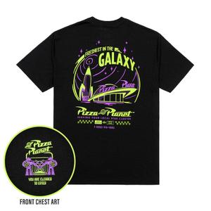 RSVLTS Cleared to Enter Crewneck Tee in Black — front view