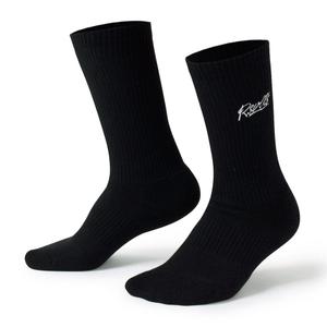 RSVLTS The Bolt (Black) Crew Socks in Black — front view