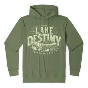RSVLTS Lake Destiny Performance Hoodie in Green — front view