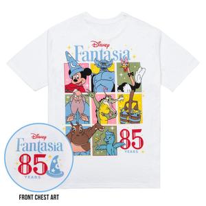 RSVLTS 85 Years Crewneck Tee in White — front view