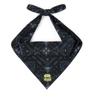 RSVLTS Day of the Dark Side Dog Bandana in Black — front view