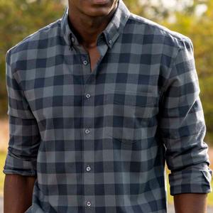 RSVLTS Flangela Flansbury BorlandFlex Long Sleeve Flannel (2024 Fit) in Black — front view