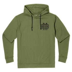 RSVLTS The Monogram (Surplus Olive) Performance Hoodie — front view