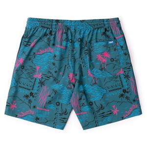 RSVLTS Soleil Beach (Night) Hybrid Shorts in Blue — front view