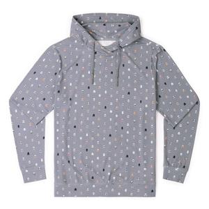 RSVLTS Lil Troopers Performance Hoodie in Gray — front view