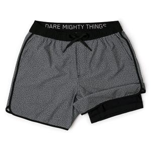 RSVLTS Gravel V2 Lined Training Shorts in Gray — front view