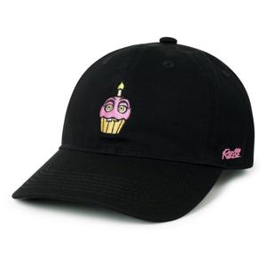 RSVLTS Cupcake Dad Hat in Black — front view