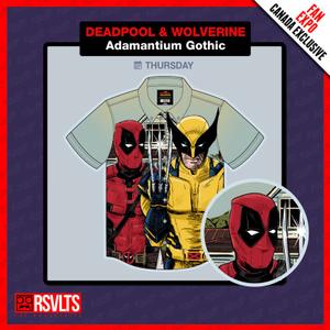 RSVLTS Adamantium Gothic KUNUFLEX Short Sleeve Shirt in Multicolor — front view