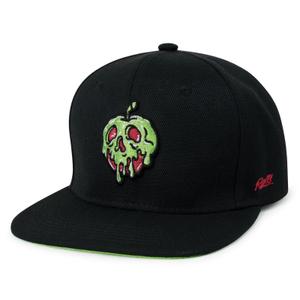 RSVLTS Bad Apple Snapback Hat in Black — front view